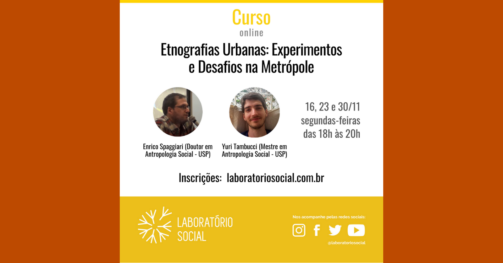 Etnografias Urbanas: Experimentos e Desafios na Metrópole